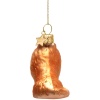 Новогоднее украшение из стекла Vondels "Померанский шпиц" 6см детальная картинка 