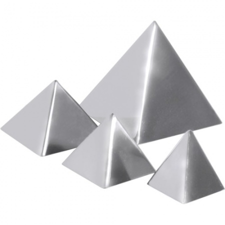 Форма для десертов 6х6х4.5см ПИРАМИДА детальная картинка 