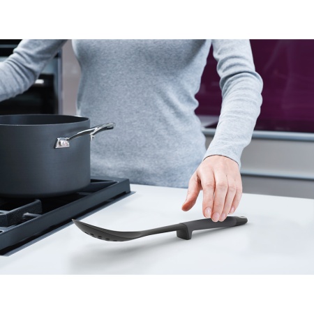 Набор из 6 кухонных инструментов Elevate с щипцами на подставке, серый - 10151 Joseph Joseph детальная картинка 