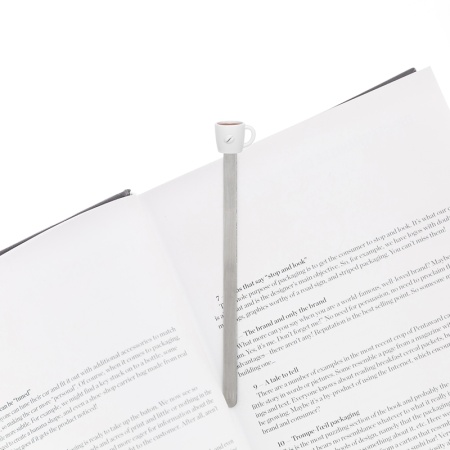 Закладка для книг "Кружка кофе" детальная картинка 