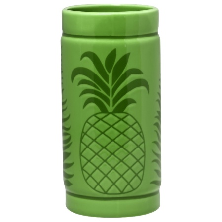 Стакан тики кружка 415мл Ø7x(h)14.5см Aztek Tiki Green детальная картинка 