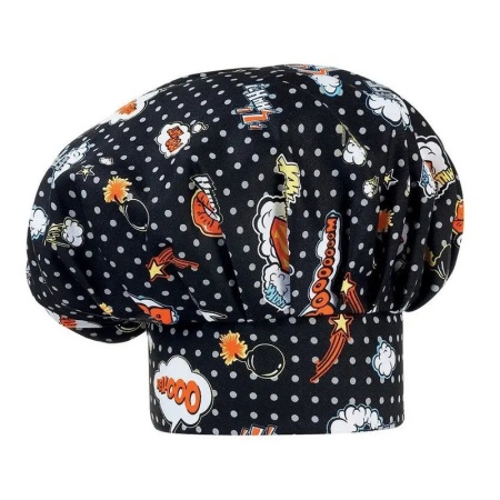 Колпак поварской - цвет pop art - 100% хлопок - 190 г/м2 детальная картинка 