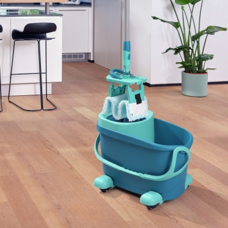 Комплект для мытья пола Clean Twist M Ergo mobile: швабра 33см, ведро 6л с отжимом детальная картинка 