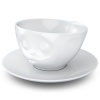 Чашка с блюдцем 200мл Tassen Kissing белая детальная картинка 