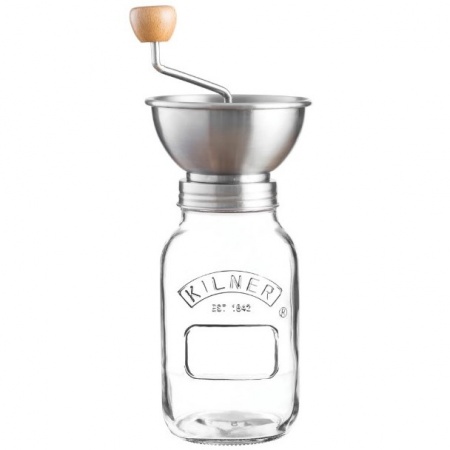 Банка с ручной мельницей для приготовления соуса Kilner детальная картинка 