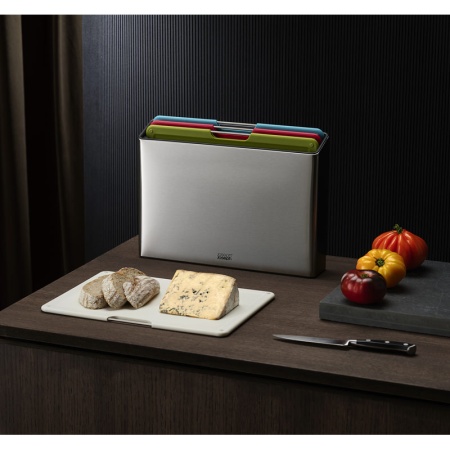 Набор разделочных досок 34x24см Folio Steel разноцветных, 4шт  - 60213 Joseph Joseph детальная картинка 