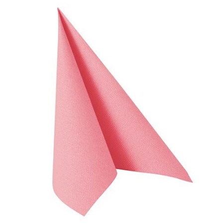 Салфетка 40x40см ROYAL Collection розовая, 20шт детальная картинка 