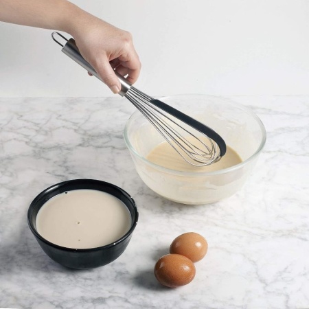 Венчик с силиконовой лопаткой 32см Lacor детальная картинка 