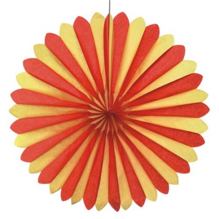 Гирлянда 60см красно-желтая детальная картинка 