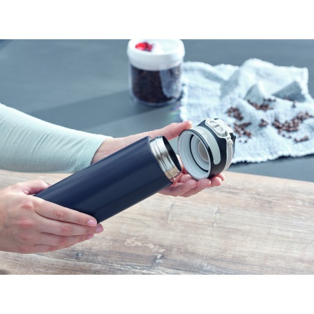 Термос 600мл Flip темно-синий детальная картинка 