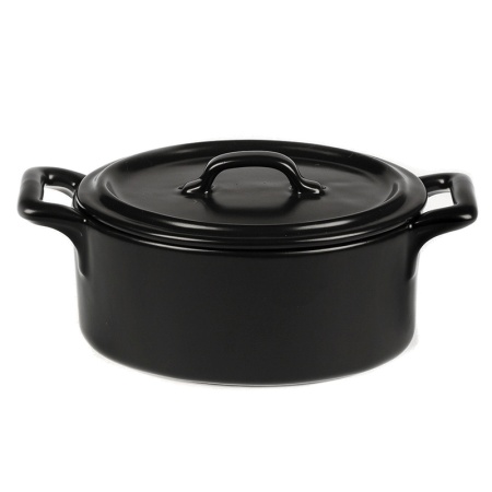 Кастрюля с крышкой 425мл черная P.L. Proff Cuisine детальная картинка 