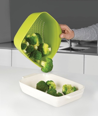 Дуршлаг Square зеленый - 40088 Joseph Joseph детальная картинка 