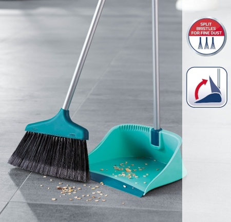 Щетка с совком на длинной ручке Classic 90см детальная картинка 