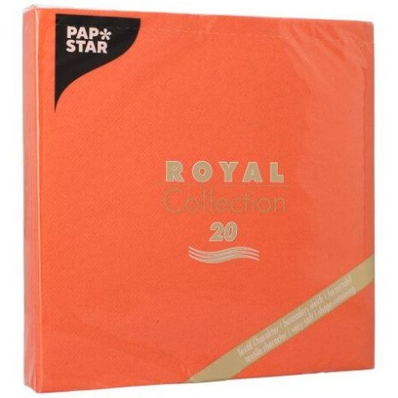 Салфетка 40x40см ROYAL Collection нектарин, 20шт детальная картинка 