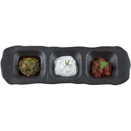 Соусник 3-х секционный 30см SHADE детальная картинка 