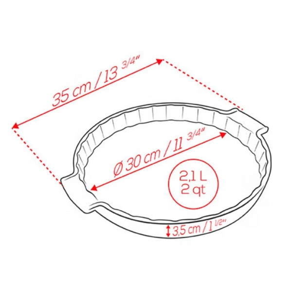 Фото Емкость круглая для запекания 30см APPOLIA Sage Green