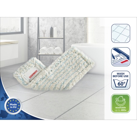 Сменная насадка для швабры Profi XL 42см Cotton Plus тряпка для каменных полов и плитки детальная картинка 