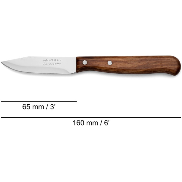 Фото Нож для овощей и фруктов 6.5см LATINA