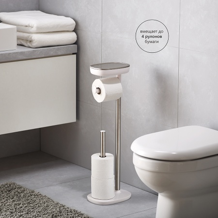 Держатель для туалетной бумаги с подносом EasyStore - 70518 Joseph Joseph детальная картинка 