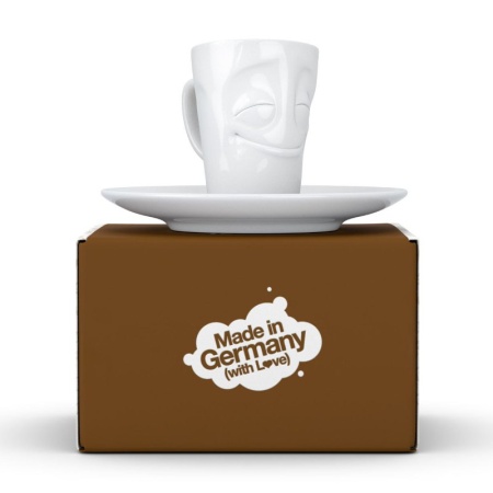 Кофейная пара 80мл Tassen Cheery белая детальная картинка 