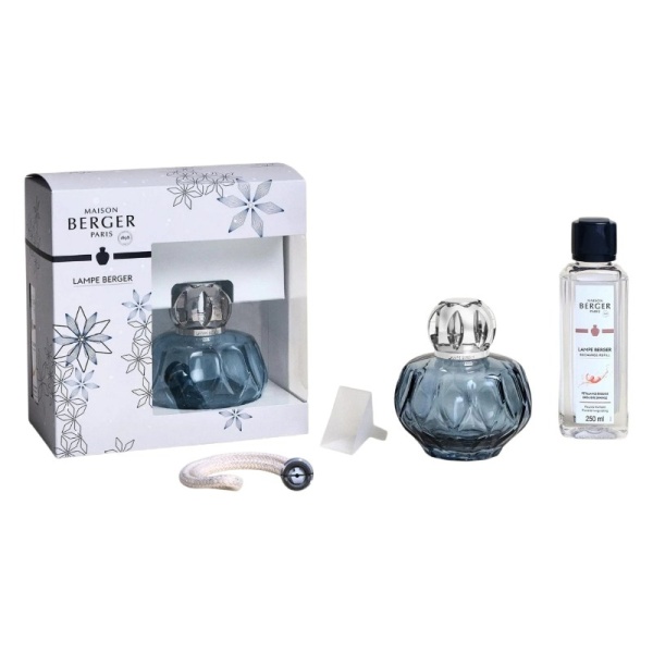 Фото Подарочный набор «Розали» синяя лампа Берже и аромат «Брызги шампанского» (Exquisite Sparkle) 250мл