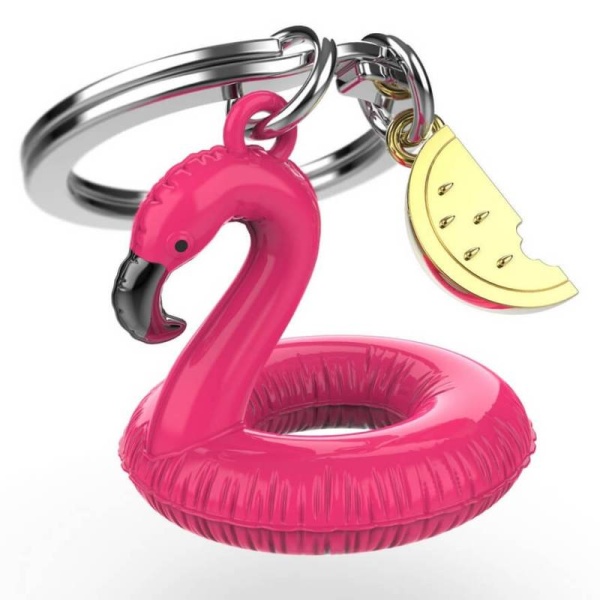 Фото Брелок для ключей "Надувной круг в форме фламинго"