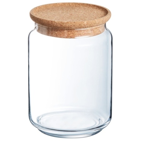 Емкость с крышкой 1л Pure Jar Cork - P9617 Luminarc детальная картинка 