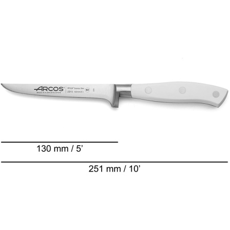 Нож обвалочный 13см RIVIERA BLANC детальная картинка 