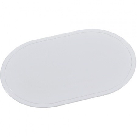 Салфетка под посуду 44x28.5x0.15см белая овальная детальная картинка 