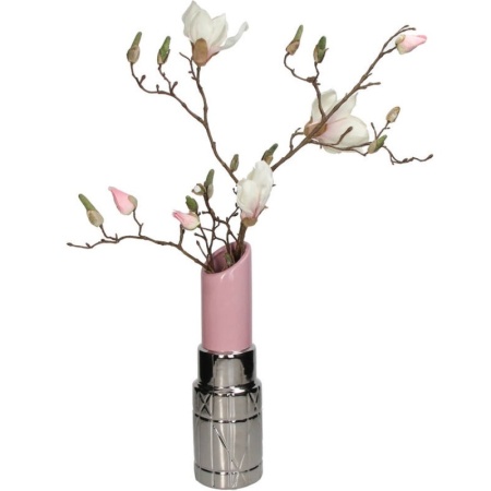 Ваза для цветов "Lipstick Rose" 10x10x35см детальная картинка 