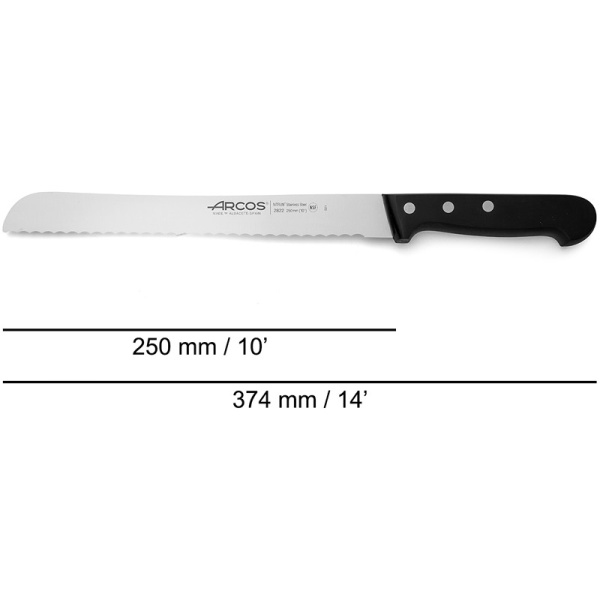 Фото Нож для хлеба 25см UNIVERSAL