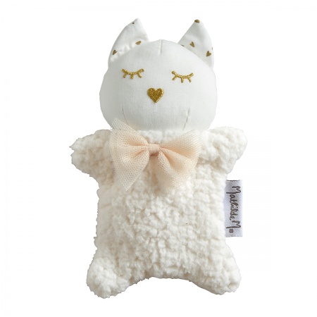 Мягкая игрушка для детей - кошка Petit Carrousel детальная картинка 
