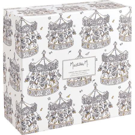 Набор для ванны: дозатор для мыла и баночка, Petit Carrousel детальная картинка 