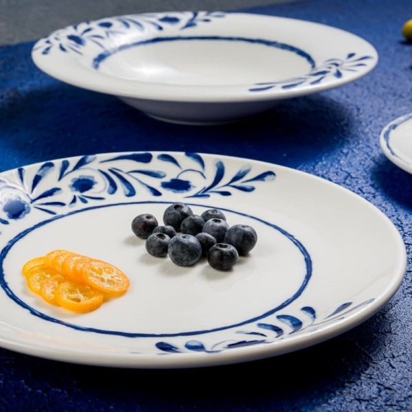 Фото Тарелка плоская Ø25см LAVIS Blue Gourmet