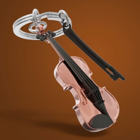 Брелок для ключей "Скрипка" детальная картинка 