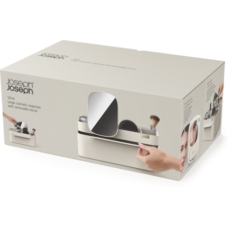 Органайзер для косметики с выдвижным отсеком и съемным зеркалом Viva Large - 75005 Joseph Joseph детальная картинка 