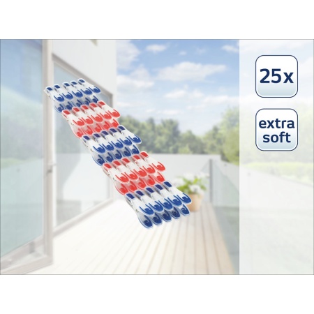 Набор бельевых прищепок, 25шт детальная картинка 