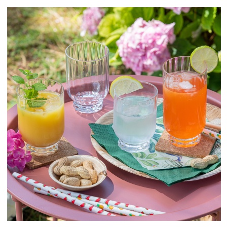 Набор стаканов для воды и десертного белого вина 300мл FLORIAN Rocks, 3шт детальная картинка 