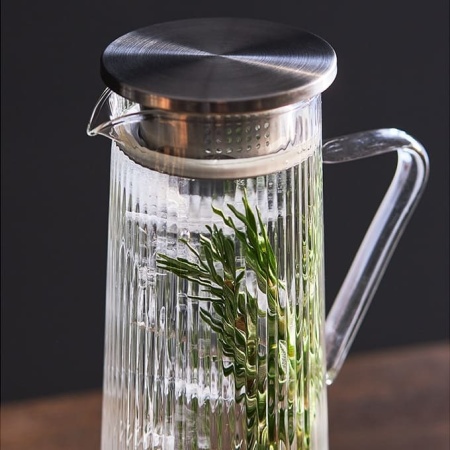 Кувшин 1.2л с крышкой-ситом Soft Ripples — Liberty Jones детальная картинка 