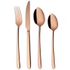 Набор столовых приборов Ibiza copper - 24шт в деревянном боксе детальная картинка 