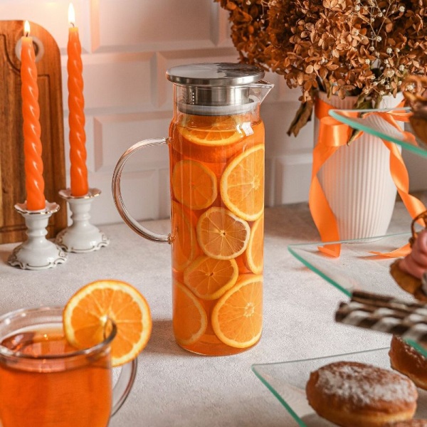 Фото Кувшин 1.3л с крышкой-ситом