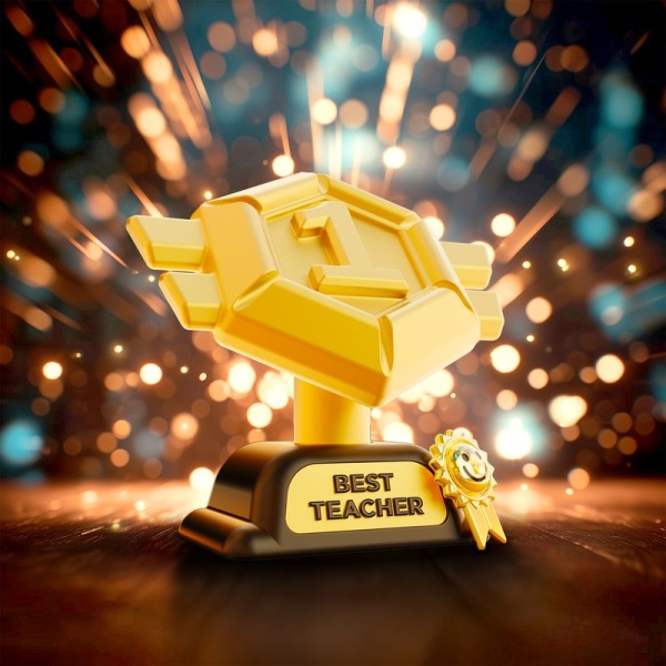 Фото Брелок для ключей "Лучший учитель"