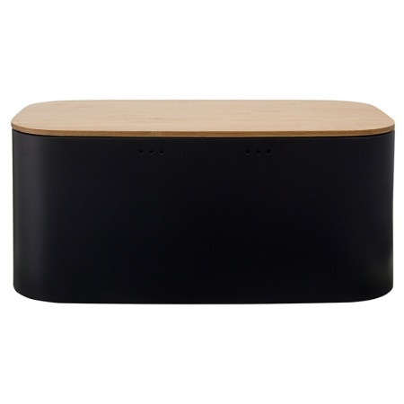 Хлебница Kaffi 39.7x23x17.6см матовая черная — Smart Solutions детальная картинка 