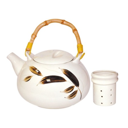 Чайник 1л с фарфоровым фильтром "Элегантный бамбук" детальная картинка 