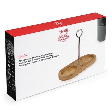 Подставка для мельниц 17см с ручкой Linéa bamboo natural детальная картинка 