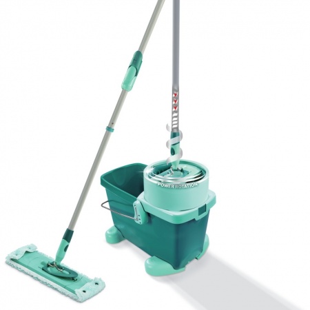 Комплект для уборки Clean Twist XL Mobile ведро 20л на колесиках с отжимом и швабра 42см детальная картинка 