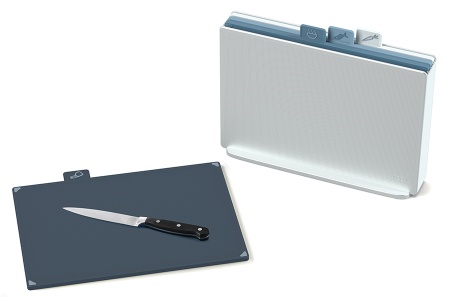Набор разделочных досок 34x25см Index Large серо-синий - 60168 Joseph Joseph детальная картинка 
