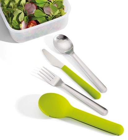 Набор столовых приборов GoEat зеленый - 81033 Joseph Joseph детальная картинка 