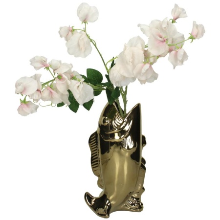 Ваза для цветов "Золотая рыбка" 15.5x10.5x28см детальная картинка 