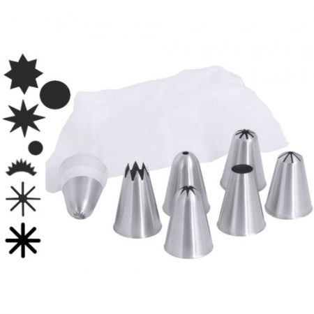 Набор кондитерских насадок 7шт АССОРТИ Contacto детальная картинка 